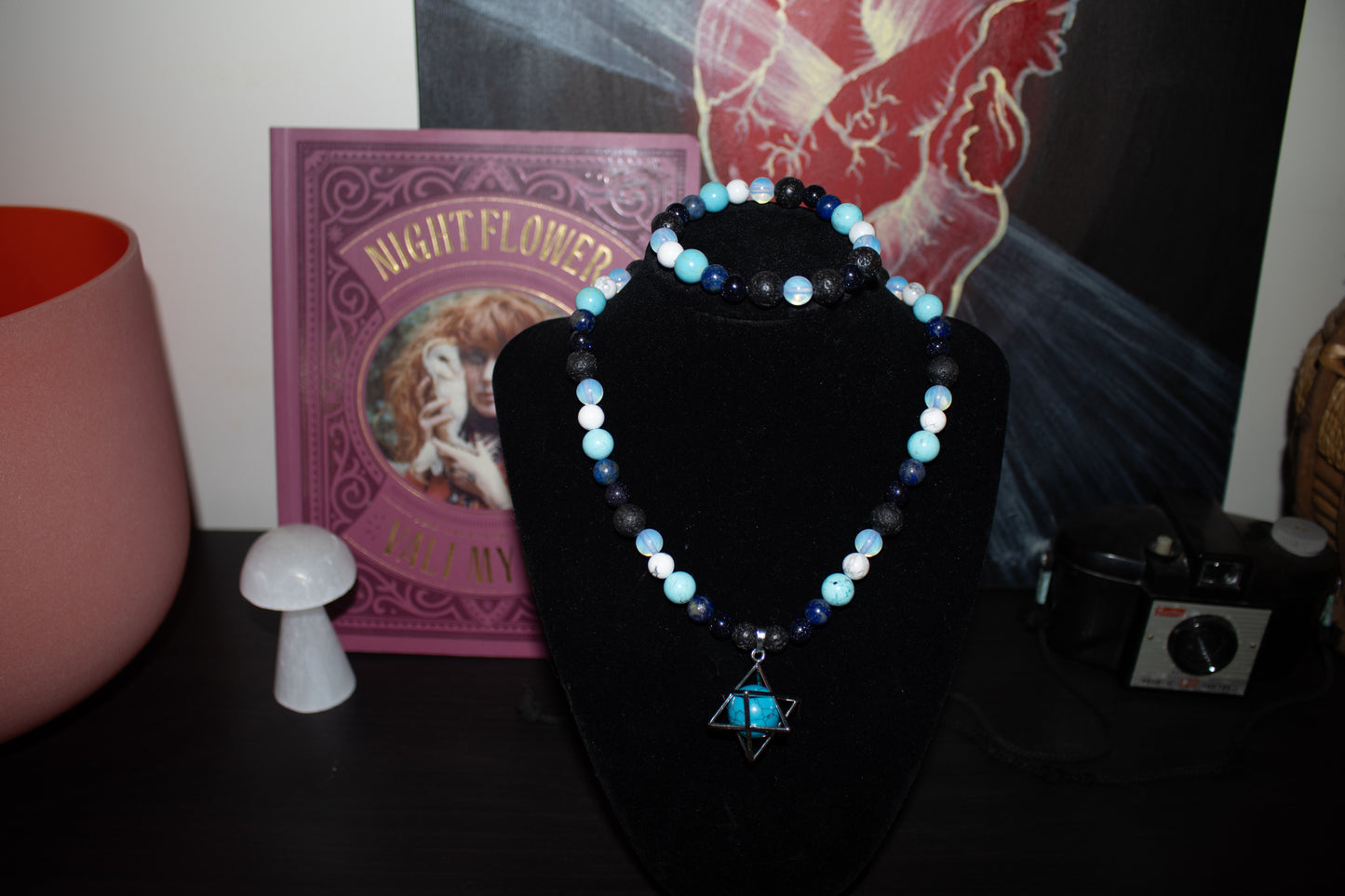 Merkaba Blue Howlite Set