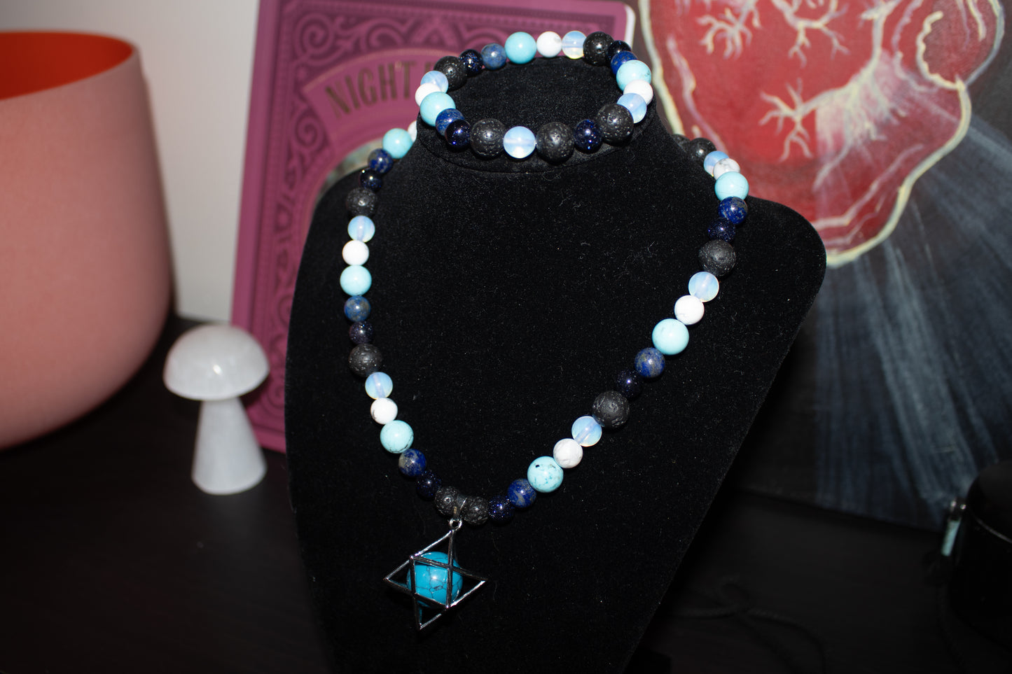 Merkaba Blue Howlite Set