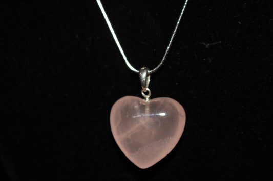 Rose Quartz Heart