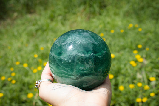 Fluorite Crystal Ball