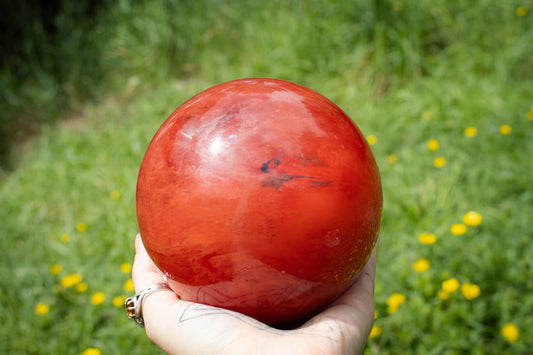 Strawberry Quartz Crystal Ball